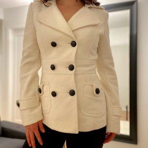 White Peacoat Forever 21